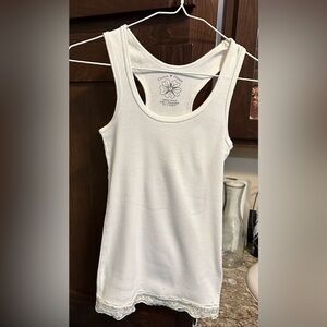 Women's White Tank Top Size Small